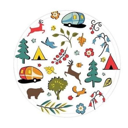 Camp Casual CC007W8 8.5 Ft. Paper Plate - Pack Of 24